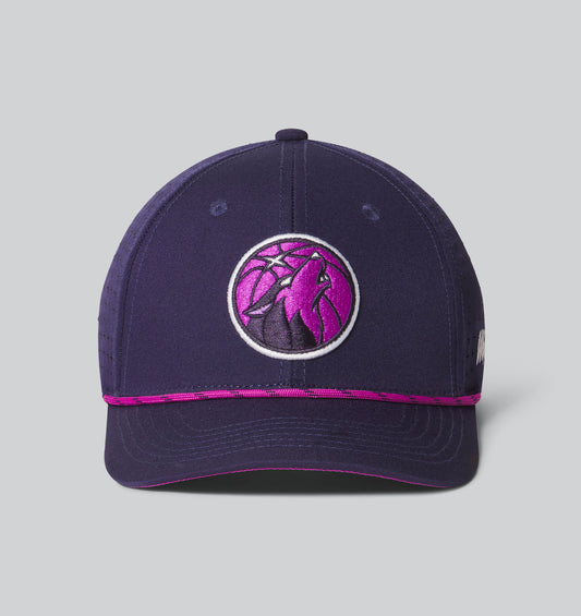 UNRL x Timberwolves '26 Vented Rope Snapback [Purple]